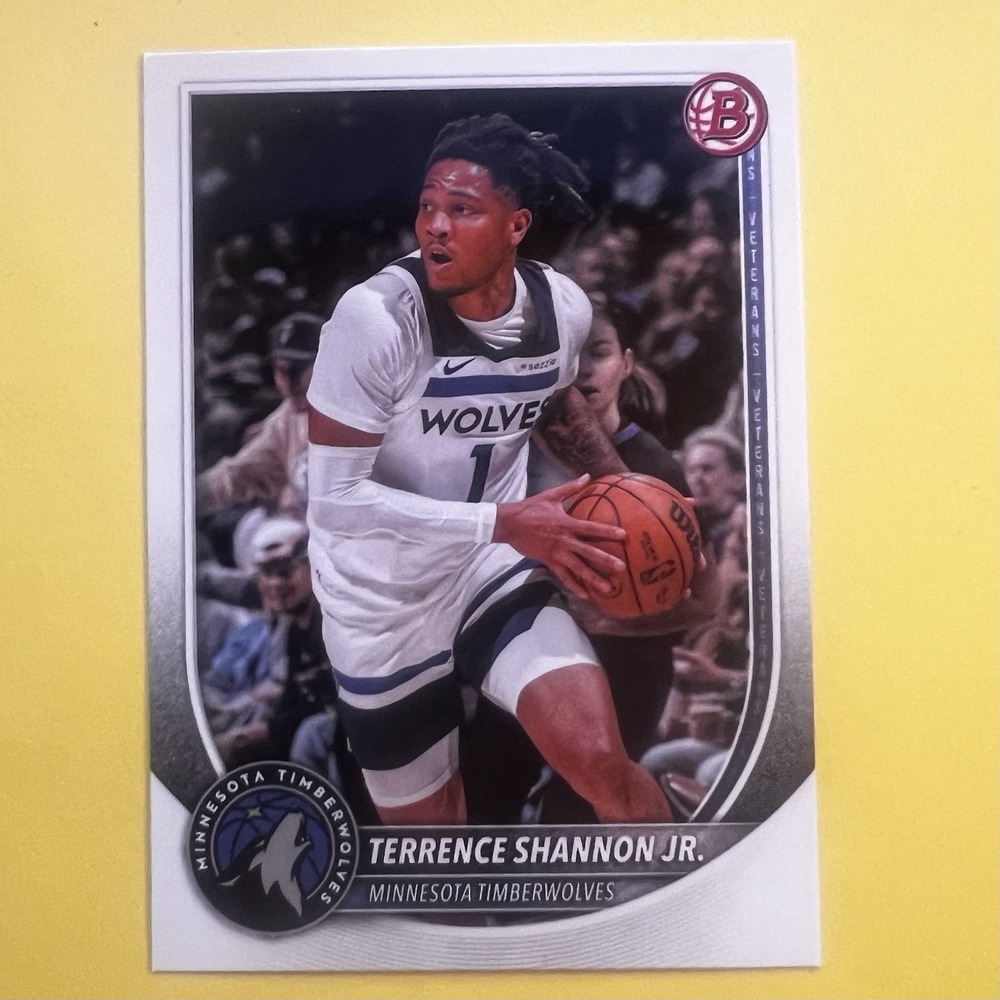 2025-26 Bowman Basketball Terrence Shannon Jr.‎ #105 Minnesota Timberwolves